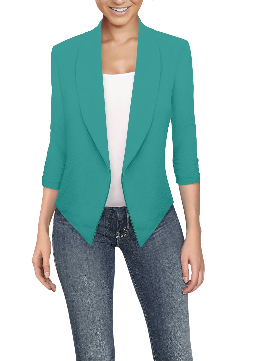 Open Front Blazer Jacket 