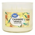 thumbnail image 3 of Great Value Cashmere Vanilla Scented Candle, 3 Wick, 14 oz, 3 of 7