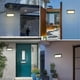 thumbnail image 3 of 6W LED Outdoor Porch Light Solar Light IP65 Waterproof Smart Light Control with Motion Sensor No Need to Drill Holes, 3 of 5