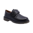 thumbnail image 1 of Zapato escolar Audaz para niño de piel negro Martín con tira de contacto, 1 of 6
