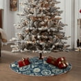 thumbnail image 6 of Balery Nautical Style Printed Christmas Tree Skirt , Merry Christmas Party Christmas Tree Decoration,Adjustable Tree Skirt-36", 6 of 8