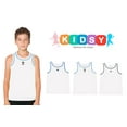 thumbnail image 4 of Kidsy Boys Cool Bulldog, Tiger, Monster Graphic Printed Peruvian Cotton Tank Tops for 2, 3, 4, 5, 6, 8 Years – Bulldog, 3, 4 of 4