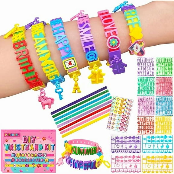 ZLCFriendship Bracelet Making Kit for Girls, Art & Craft Kits for Kids, DIY Jewelry Making with Charm & Stickers, Birthday Gifts for Ages 5-12, Toys for Ages 5, 6, 7, 8, 9, 10, 11, 12 Years Old