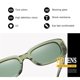 thumbnail image 1 of iKANOO Rectangle Sunglasses Women Fashion UV 400 Retro Square Frame Glasses Eyewear (Green) iKANOO iKANOO, 1 of 2