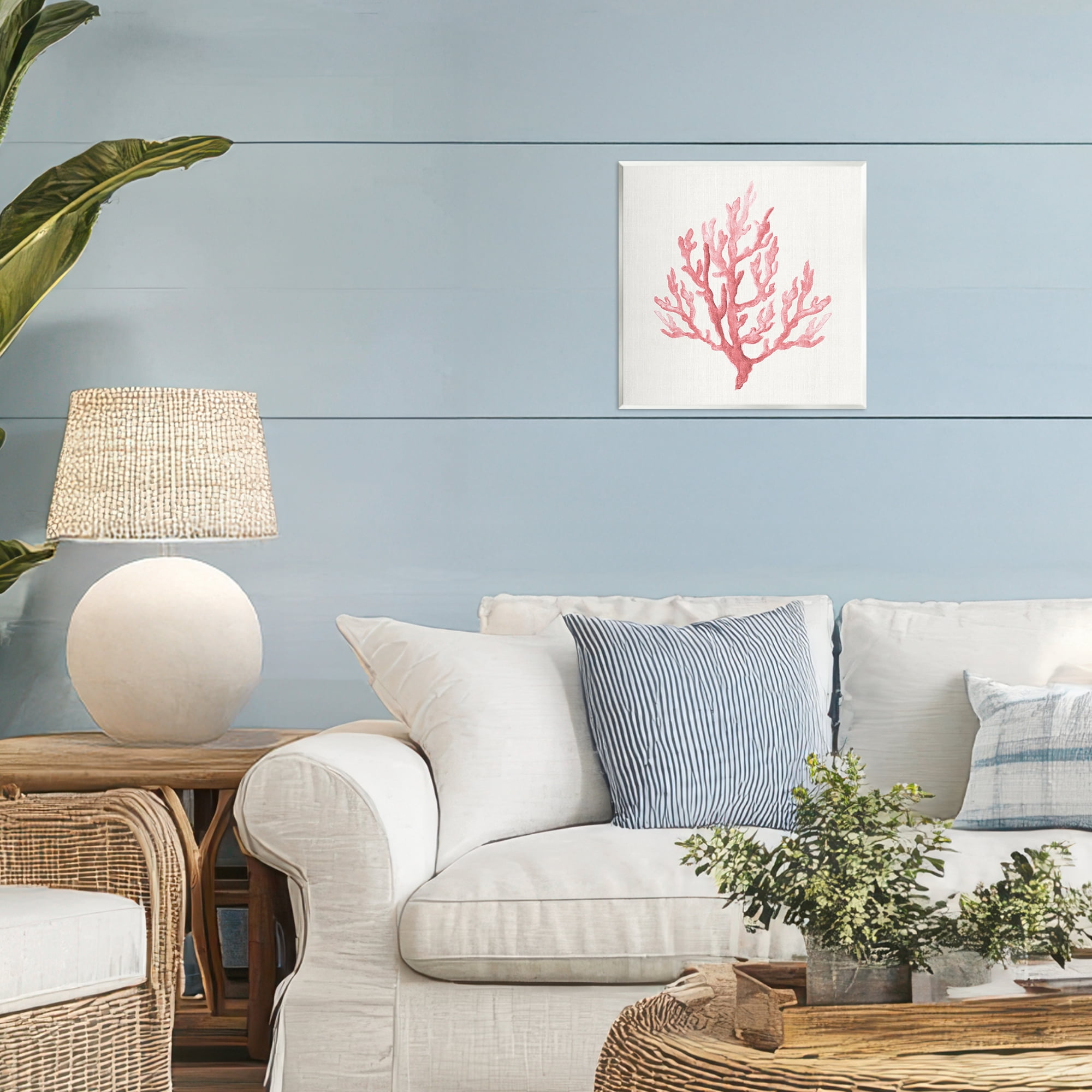 Stupell Industries Muted Pink Coral Branch Wall Plaque Art, design by Janet Tava