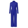 thumbnail image 6 of Jumpsuits For Women Casual Jumpsuits Loose Fit Belted Dressy Long Sleeve Crewneck Autumn Jumpsuit Long Wide Legs Formal Rompers Romper Body Suits Women Tube Rompers for Women Plaid Jumpsuit Womens, 6 of 7