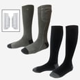 thumbnail image 5 of Chaussettes Chauffantes Rechargeables USB avec 3 Réglages de Température - Chaussettes Thermiques Longues Unisexes pour Activités Extérieures Hivernales Randonnée Cyclisme - Chaussures Chaudes en Polyester Respirant avec Batterie Incluse, 5 of 5