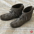 thumbnail image 6 of Minnetonka Women's Back-Zip Boot,GREY,8 M US, 6 of 7