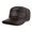 Brown, variant on Genuine Leather Army Cap Men First Layer Beret H-igh Qual-ity Brand Male Warm Autumn Adjustable Winter Cap ,Fashion