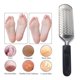 thumbnail image 4 of Lima De Pedicura Para Pies, Depurador Profesional De Pieles De Pies Para Hombres Y Mujeres, Raspador De Eliminación De Piel Muerta, Removedor De Callos De Metal De Acero Inoxidable Moyic CE005869-00, 4 of 6