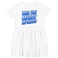thumbnail image 3 of Inktastic Will You Marry My Daddy (blue) Girls Toddler Dress, 3 of 5