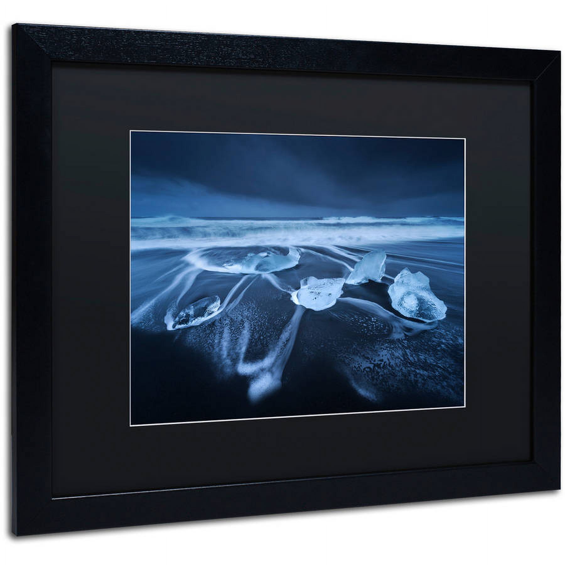 "The Ice Age" Canvas Art by Mathieu Rivrin, Black Matte, Black Frame