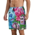 thumbnail image 2 of Blue'S Clues Mens Swim Trunks Quick Dry Board Shorts with Mesh Lining, Hawaii Beach Shorts Swimwear Bathing Suits, 2 of 8