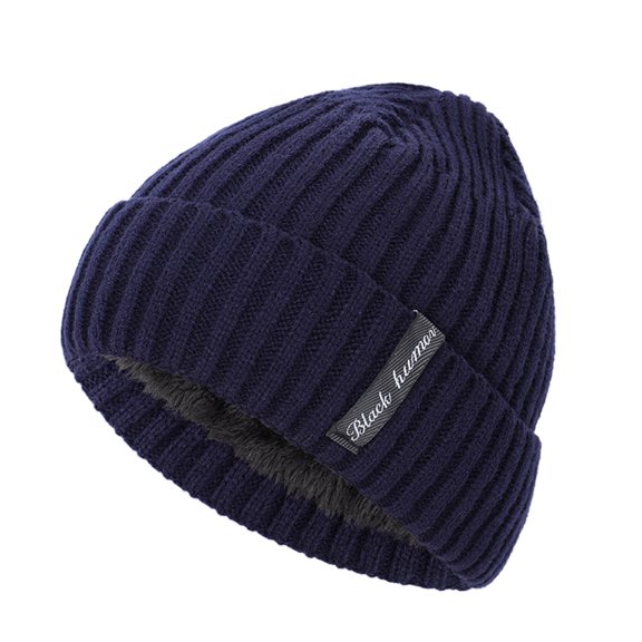 Hats for Men Women Autumn Winter Thick Knitted Warm Cap Unisex Daily Headwear