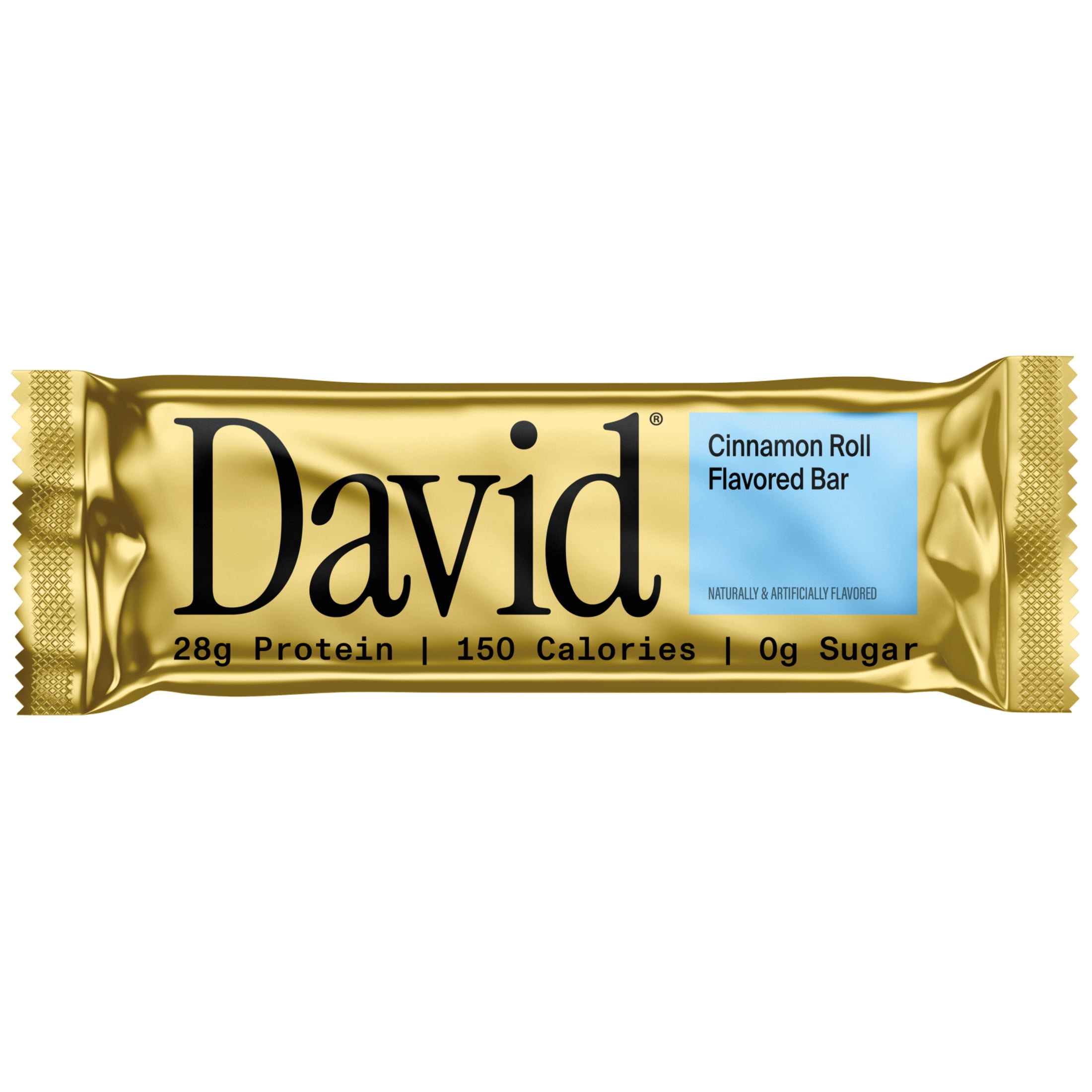 David High Protein Bars, Cinnamon Roll, 28g Protein (4 Count)