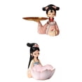thumbnail image 1 of 2 uds. Estatuilla creativa china para niña, estatua, almacenamiento, joyería, Rosa S, 1 of 9