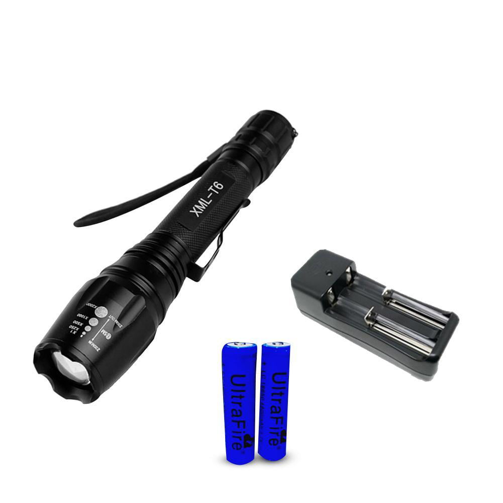 XINSITE 8802 1000LM 10W T6 LED Flashlight Zoomable 5 Modes Waterproof Torch LY 