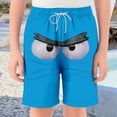 thumbnail image 2 of Shores Para Niños Boys Casual Shorts With Graphic Print Elastic Waistband Pockets For Beach And Play, 2 of 5