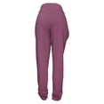 thumbnail image 2 of Denim & Co. Women's Pants Size M Active French Terry Ankle Length Pink A566744, 2 of 5