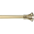 thumbnail image 2 of Home Details Trumpet Curtain Rod 24-48" in Antique Brass Color, 2 of 2