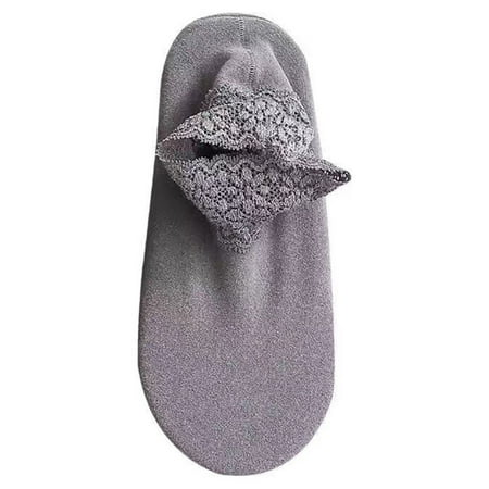 

Jygee Winter Warm Socks Lace Non-Slide Vintage Style Tight Weaving Breathable Women Ladies Girls Fashion Thick Hosiery Daily Wear Grey