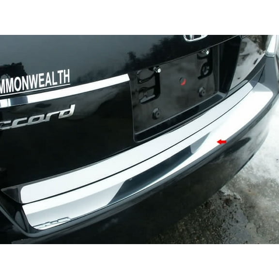 Stainless Steel Rear Bumper Accent 1Pc Fits 2008-2012 Honda Accord RB28281 QAA
