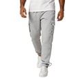 thumbnail image 4 of Mens Travel Pants with Zipper Pockets Wide Leg Stretch Cargo Pants Outdoor Comfort Travel Tech Chino Pants, 4 of 5