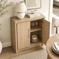 thumbnail image 5 of ARKANTOS Sideboard Buffet Cabinet with Storage, Coffee Bar Cabinet with 2 Doors and Adjustable Shelf, Modern Farmhouse Kitchen Sideboard for Living Room, Gold, 5 of 14