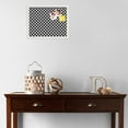 thumbnail image 3 of PinPix 18x14 Custom Cork Bulletin Board Black - White Clover Poster Board Has a Fabric Style Canvas Finish, Framed in Black - White Clover, by ArtToFrames (PinPix-121), 3 of 5