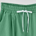 thumbnail image 5 of Summer Savings! Zanvin Womens Shorts, High Waisted Linen Half Shorts, Women's Summer Print Five Points Large Size Cotton Linen Pants Casual Pants, Quickly Dried, Soft and Breathable, Army Green, XL, 5 of 7