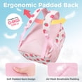 thumbnail image 3 of Gocvo Kids Backpack for Girls, Waterproof Teens Bookbag Cute School Backpacks, Strawberry Pattern, 3 of 9