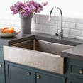 thumbnail image 6 of Native Trails Cpk91 Paragon 33" Farmhouse Single Basin Copper Kitchen Sink - Nickel, 6 of 7