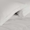 thumbnail image 5 of BNM Cotton Linen Blend Duvet Cover Set, King/ California King, Silver, 5 of 8