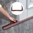 thumbnail image 5 of NOGIS Door Draft Stopper for Bottom,Seam Seal Strip Cuttable for Bottom, Under Door Sealers Gap Filler 37” Length for Block Wind, Light, Dust, and Noise (Brown,S Size), 5 of 7