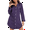 Purple, variant on Eternatastic Button Down Nightgowns for Women Long Sleeve Night Shirt Sleep Shirt V-Neck Sleep Dress Pajama Sleepwear