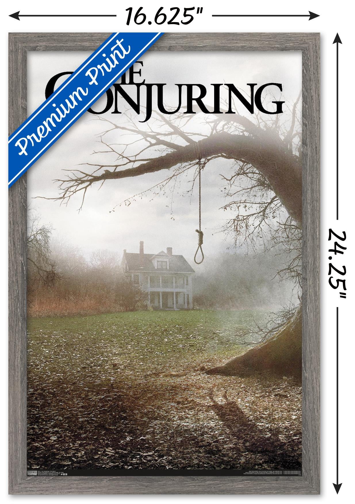 The Conjuring - One Sheet Wall Poster, 14.725" x 22.375", Framed