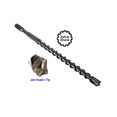 Driltec Spline Shank Rotary Hammer Drill Bit 7/8" x 16"