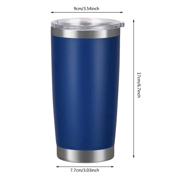 Glass and Bottle 20 oz Stainless Steel Tumbler for Travel, Insulated Coffee Mug with Leak- Lid Built for All-Day Hydration and Hot/Cold Beverage Demands