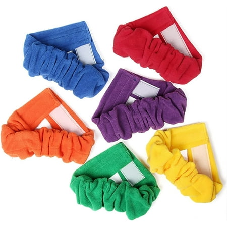 

3 Legged Race Bands Durable Three Legged Race Bands Flexible Colorful 3 Legged Races Soft 3 Legged Race Ties for Kids Children People Outdoor Fun Game 6 Pack