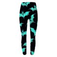 thumbnail image 4 of Karymi Jeans for Women Halloween Print Leggings,Stretch High Waist Yoga Pants Casual Workout Trousers, Basic Pants, 4 of 6