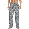 thumbnail image 2 of Lsque Snowflake Christmas gnome Print Men's Pajama Pants, Lounge Pant - Comfortable Home Wear,Elastic Waistband, Stylish Design-X-Large, 2 of 9
