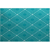 Simply Daisy, Diamond Jill, Geometric Print Indoor/Outdoor Pillow