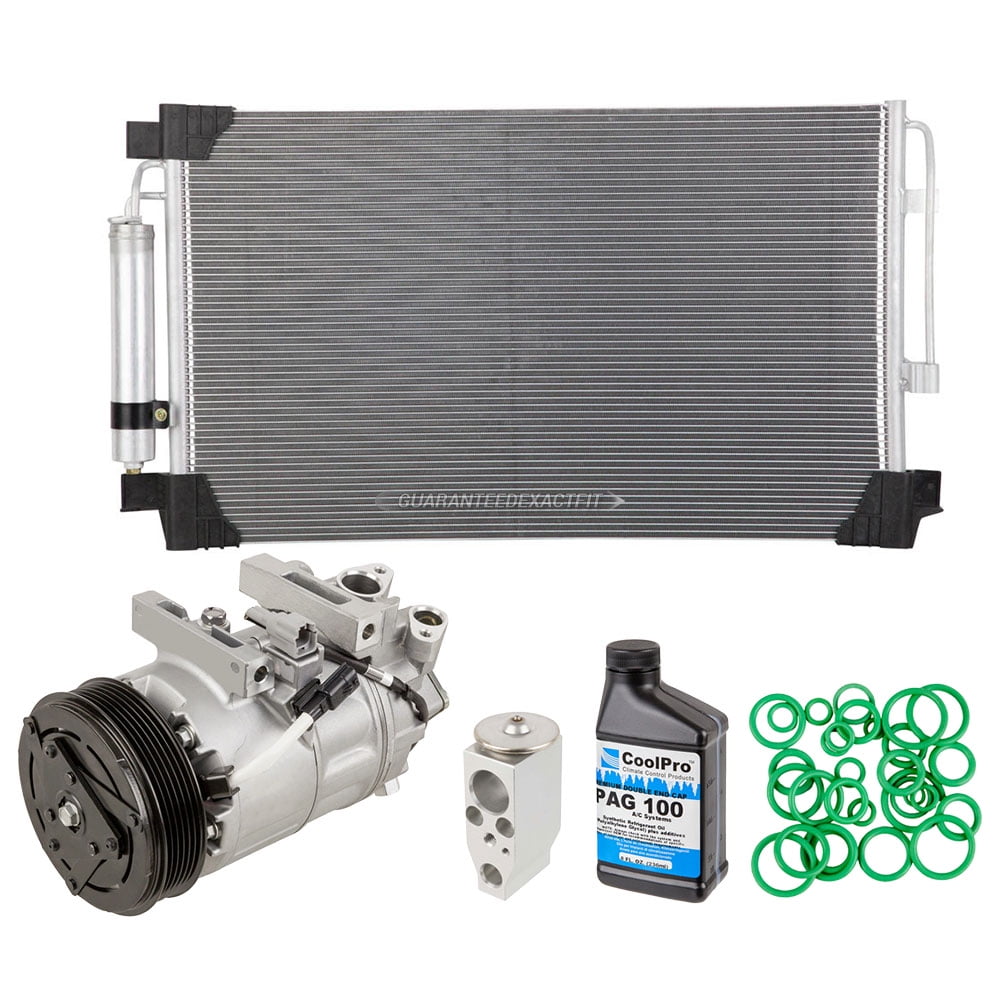 For Nissan Altima 2013 2014 2015 AC Compressor w/ A/C Condenser & Repair Kit