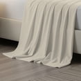 thumbnail image 3 of Color Sense 100% Cotton Percale Single Flat Bedsheet Cool & Crisp King Ivory, 3 of 14