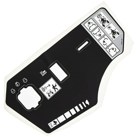 CUB CADET 777I27441 Throttle/Choke Control Panel Label Ultima ZT1 42" 46" 54"