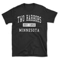 thumbnail image 1 of Two Harbors Minnesota Classic Established Men's Cotton T-Shirt, 1 of 1