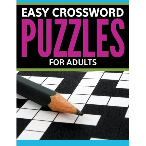Easy Crossword Puzzles For Adults, (Paperback)