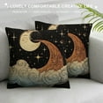 thumbnail image 3 of Nawypu  Tarot The Sun Moon and Star Palmistry Hand Mystical Throw Pillow Covers, Bedroom Living Room Girls Room Home College Dorm Decor,Astrology Tarot Lovers Gifts Gifts, 3 of 5