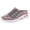 Pink_011, variant on Women Slip‑On Backless Mule Shoes Breathable Knit Mesh Casual Sneakers, Non‑Slip Light Weight Weaving Walking Footwear for Daily Wear Beige 7.5(CN-39)