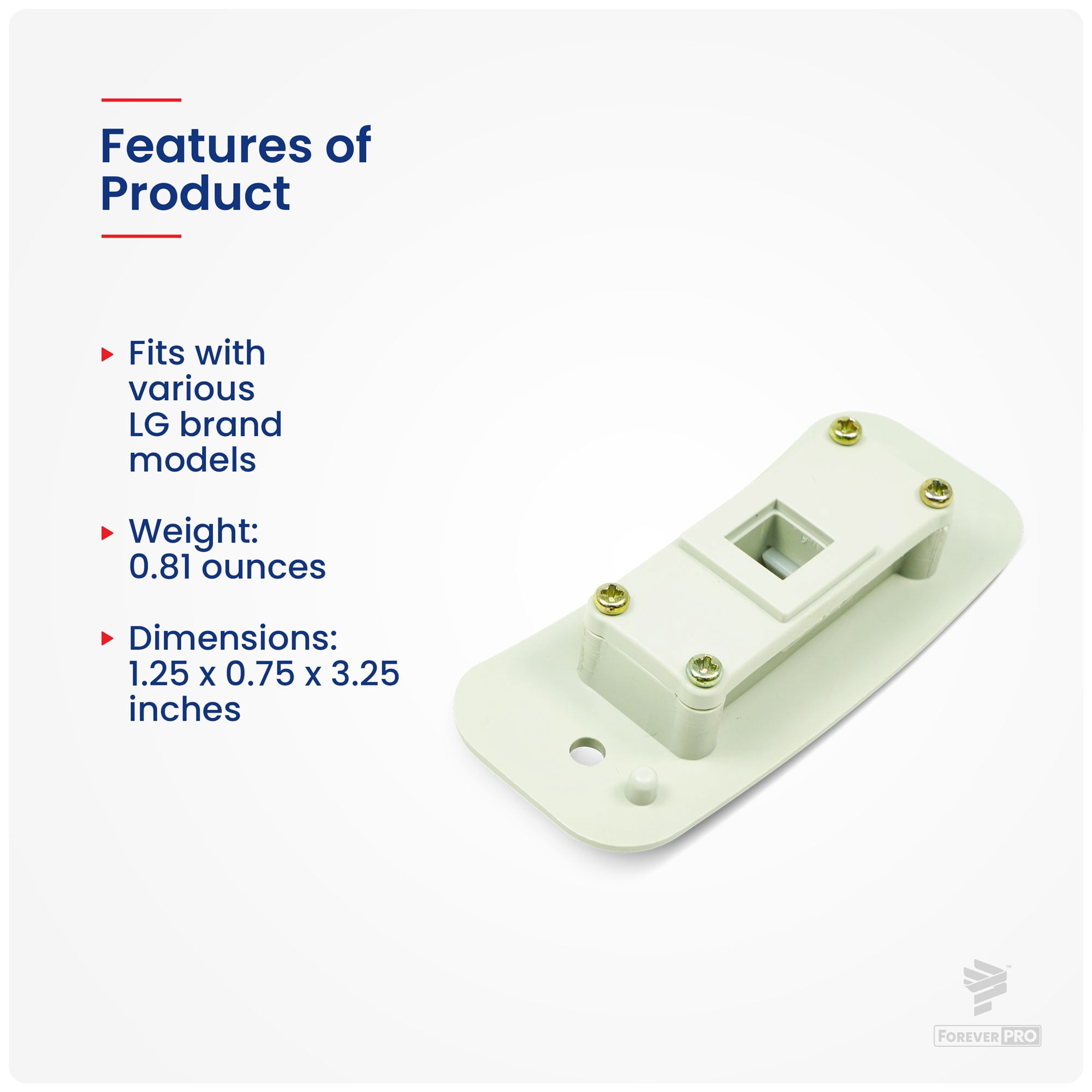 ForeverPRO 4027EL1001A Door Latch Assembly for LG Dryer 1APF0232618